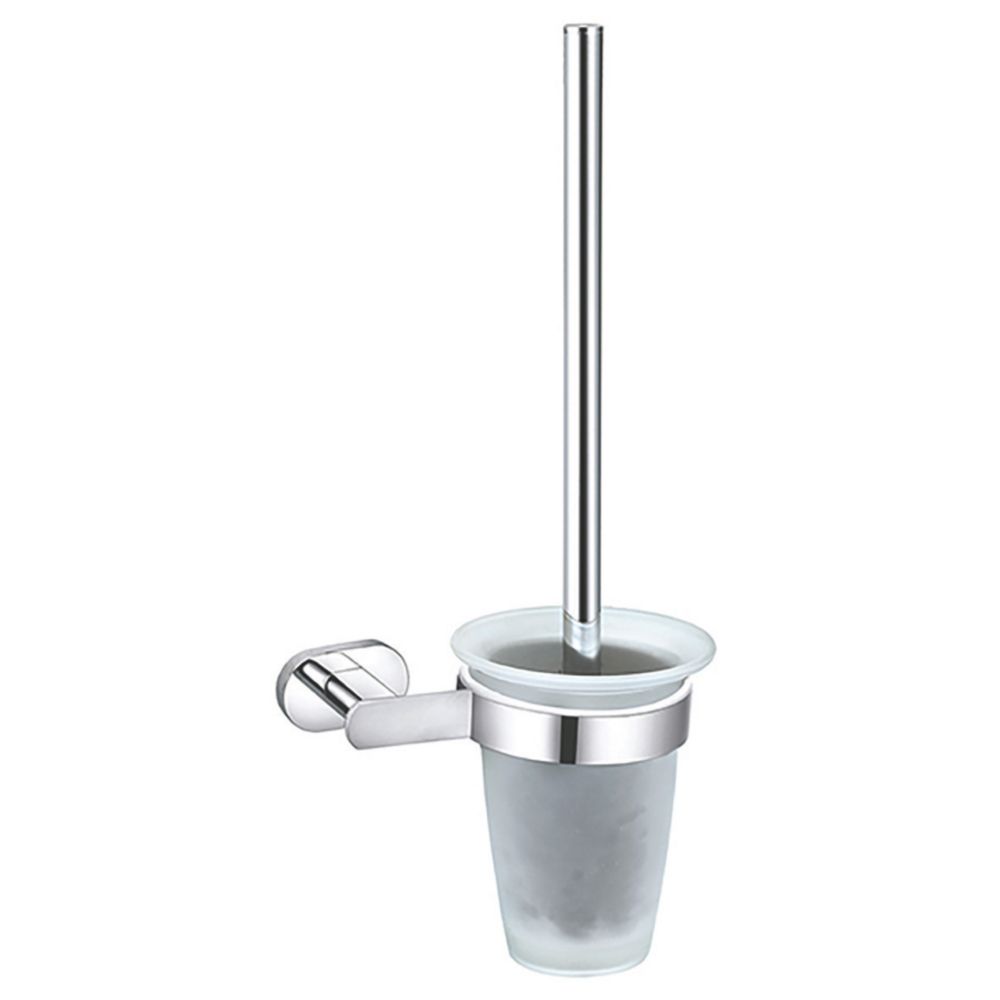 Image of Aqualux Sandown Toilet Brush Holder Chrome 