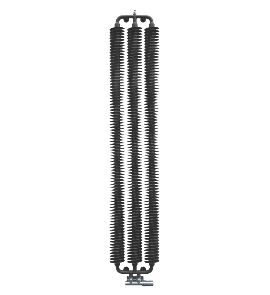 Image of Terma Ribbon V Designer Radiator 1720mm x 290mm Black 2251BTU 
