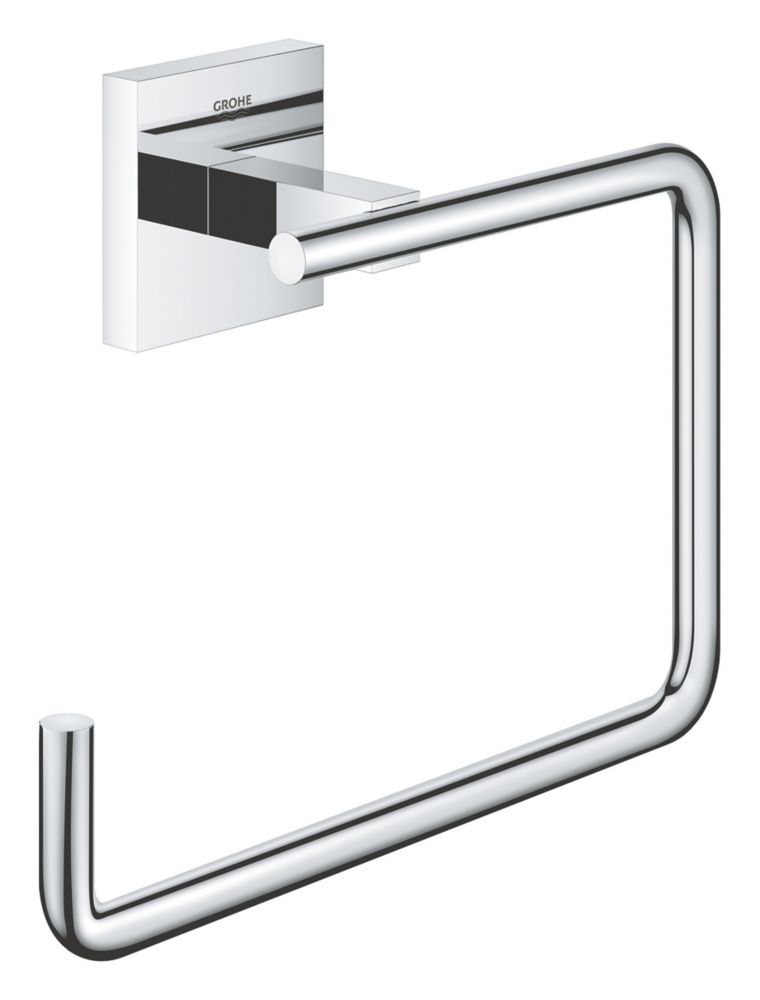 Image of Grohe Start Cube Towel Ring Chrome 