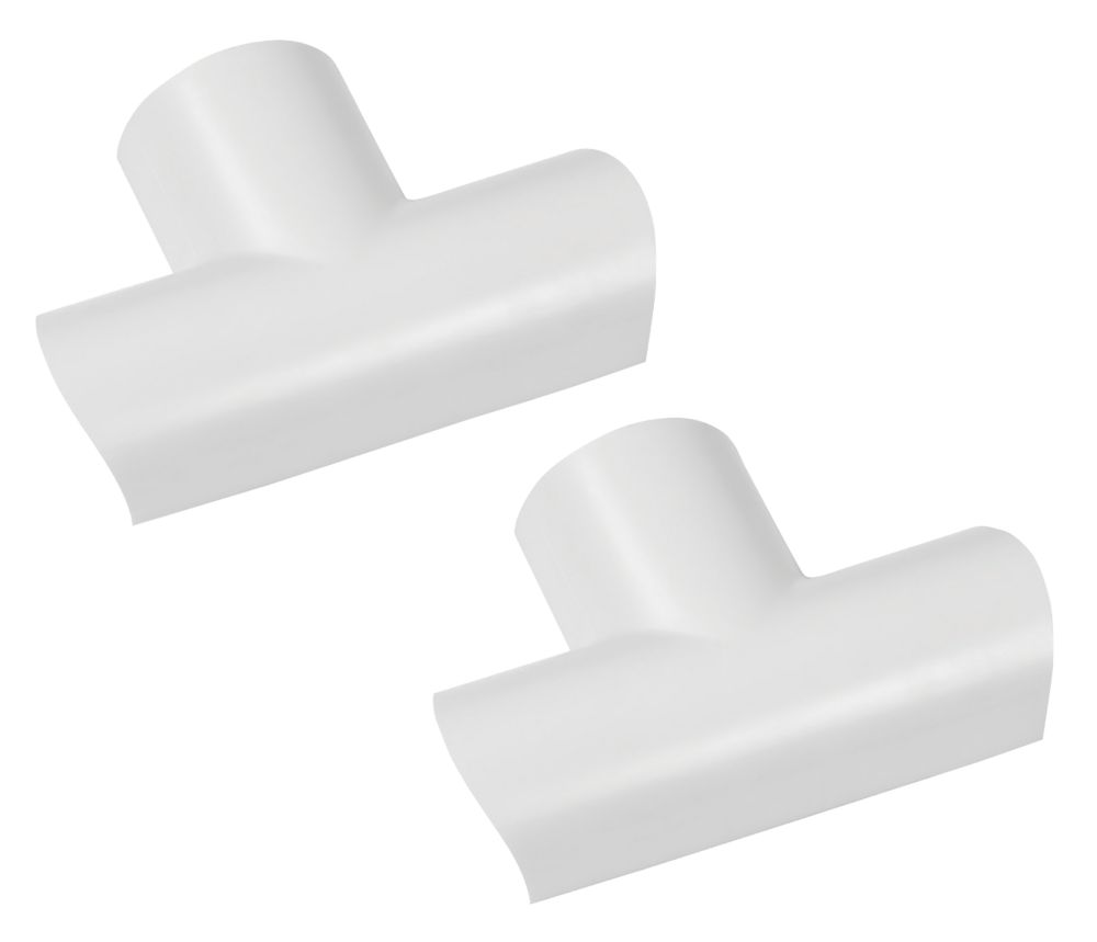 Image of D-Line Mini Clip-Over Equal Tee 30mm x 15mm 2 Pack 