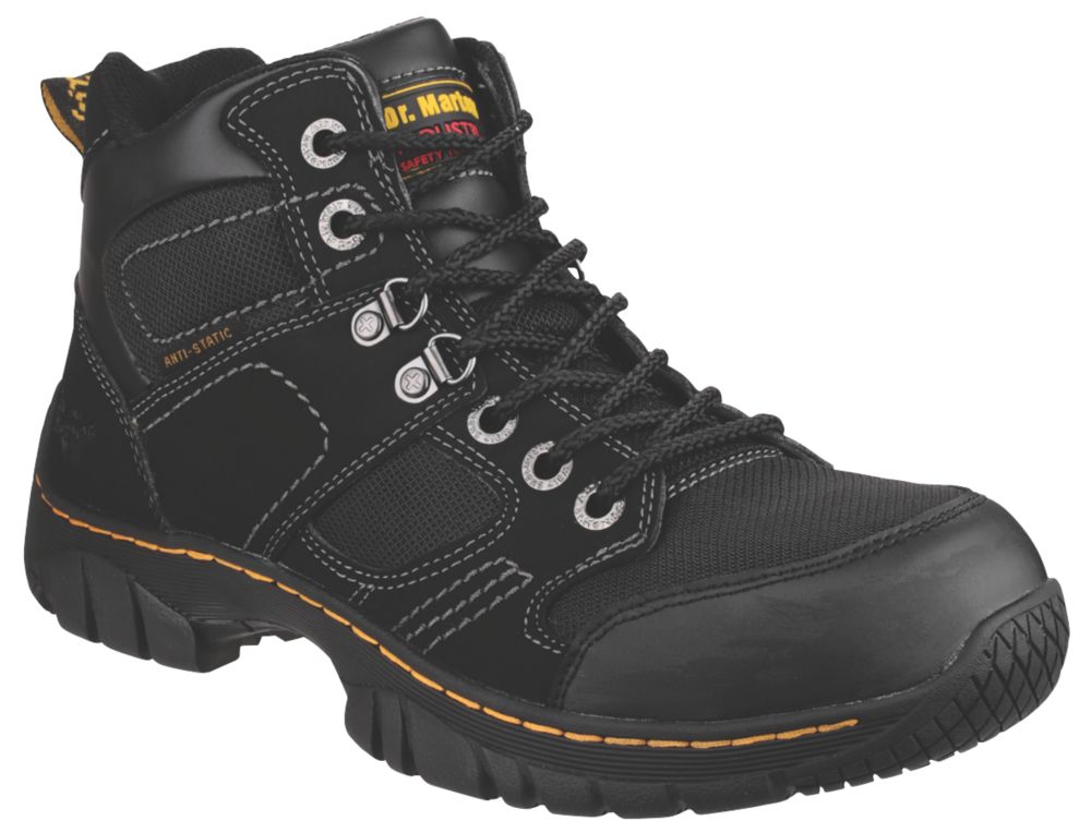 Image of Dr Martens Benham Safety Boots Black Size 8 