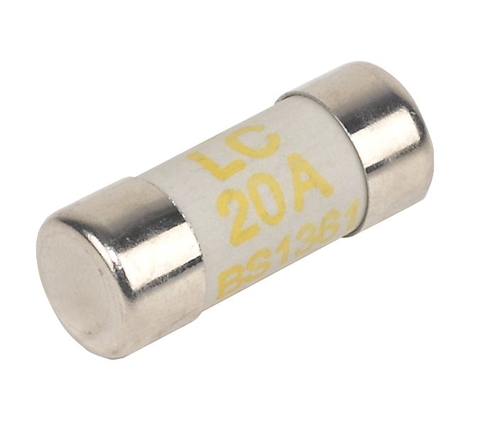 Image of Wylex 20A Cartridge Fuse 