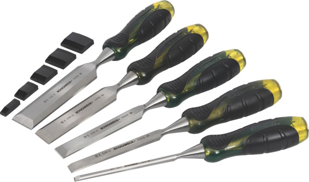 Image of Roughneck Bevel Edge Chisel Set 5 Pieces 