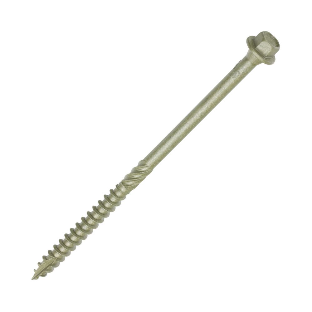 Image of Timco Hex Socket Timber Frame Construction & Landscaping Screws 6.7mm x 125mm 50 Pack 