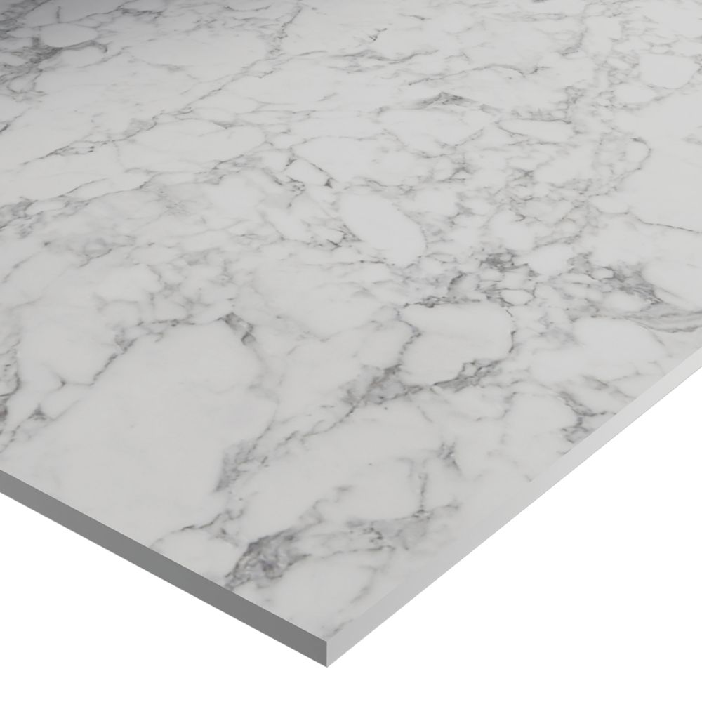 Image of Zenith Marmo Bainco Worktop 3000mm x 610mm x 12.5mm 