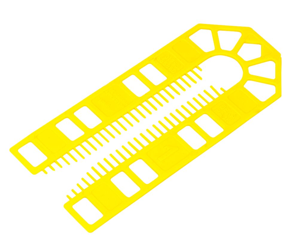 Image of Broadfix Plastic Shims Large 101mm x 1mm x 43mm 200 Pack 