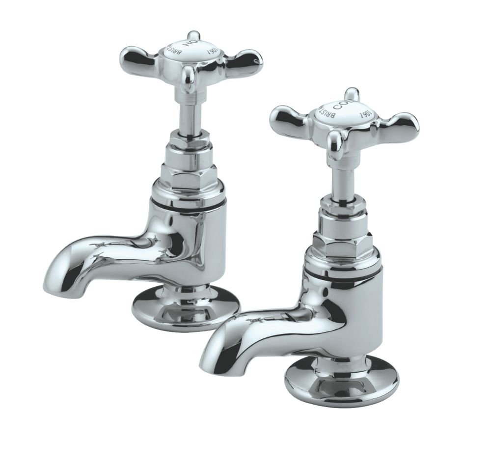 Image of Bristan 1901 Vanity Basin Taps Chrome 