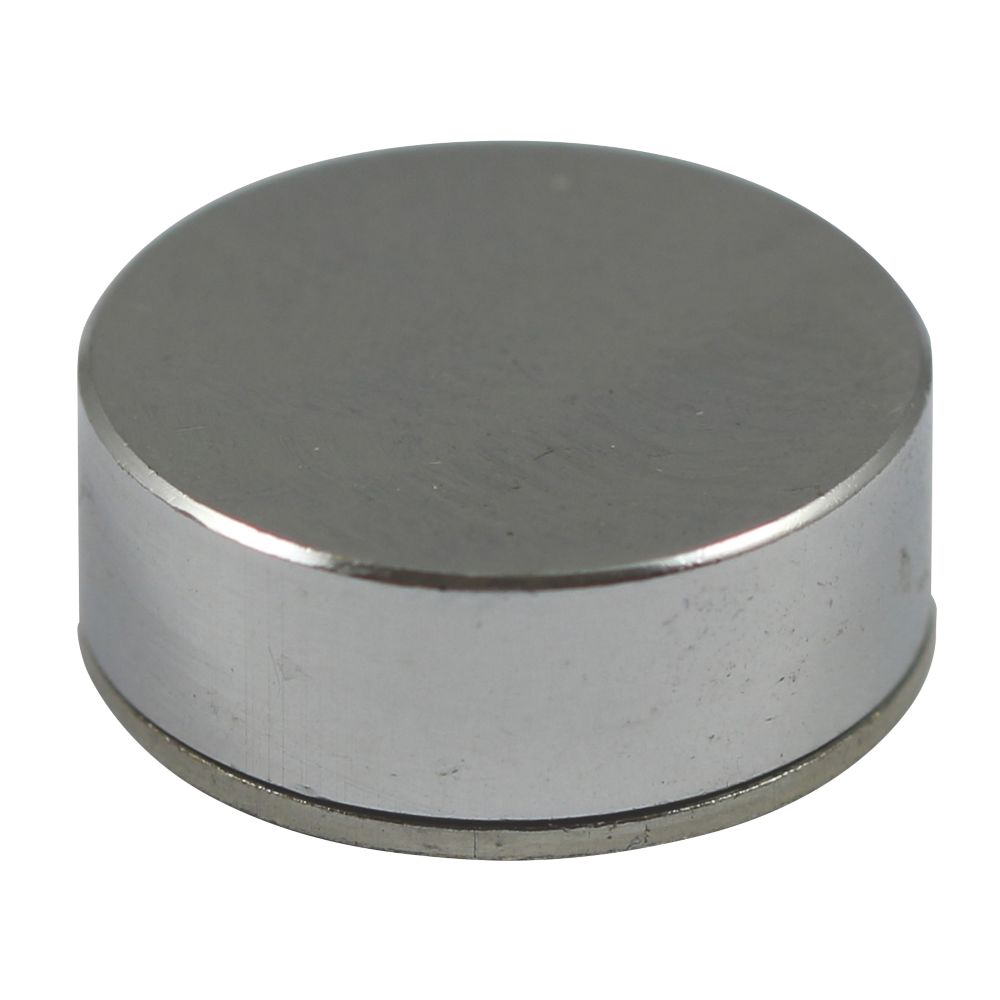 Image of Timco Screw Caps Polished Chrome 10ga 4 Pack 