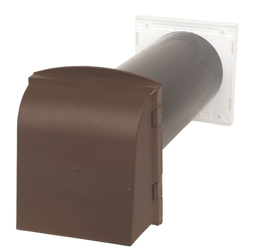 Image of Manthorpe Core Vent Brown 160.5mm x 350mm 