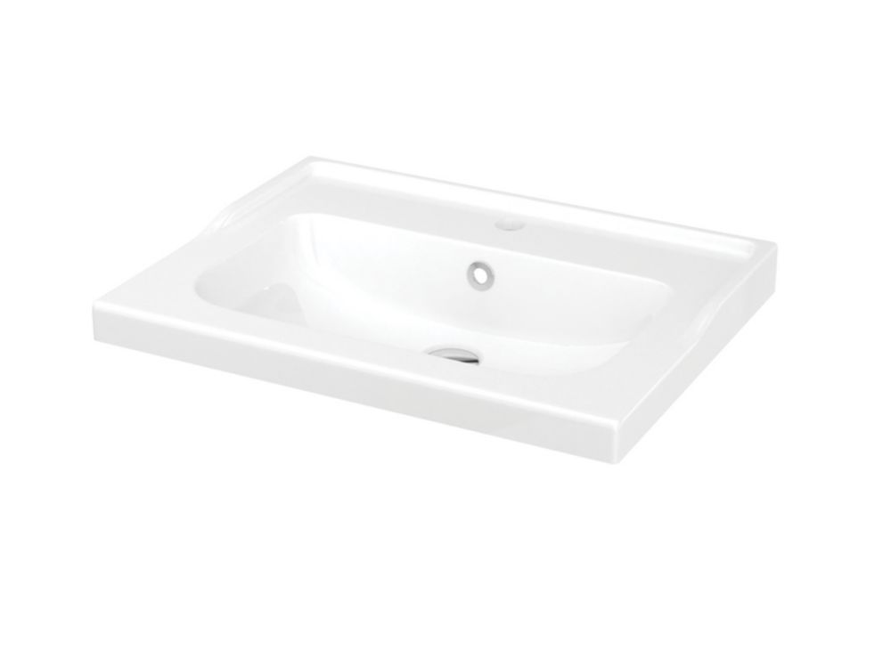 Image of Lana Countertop Basin 1 Tap Hole 604mm 