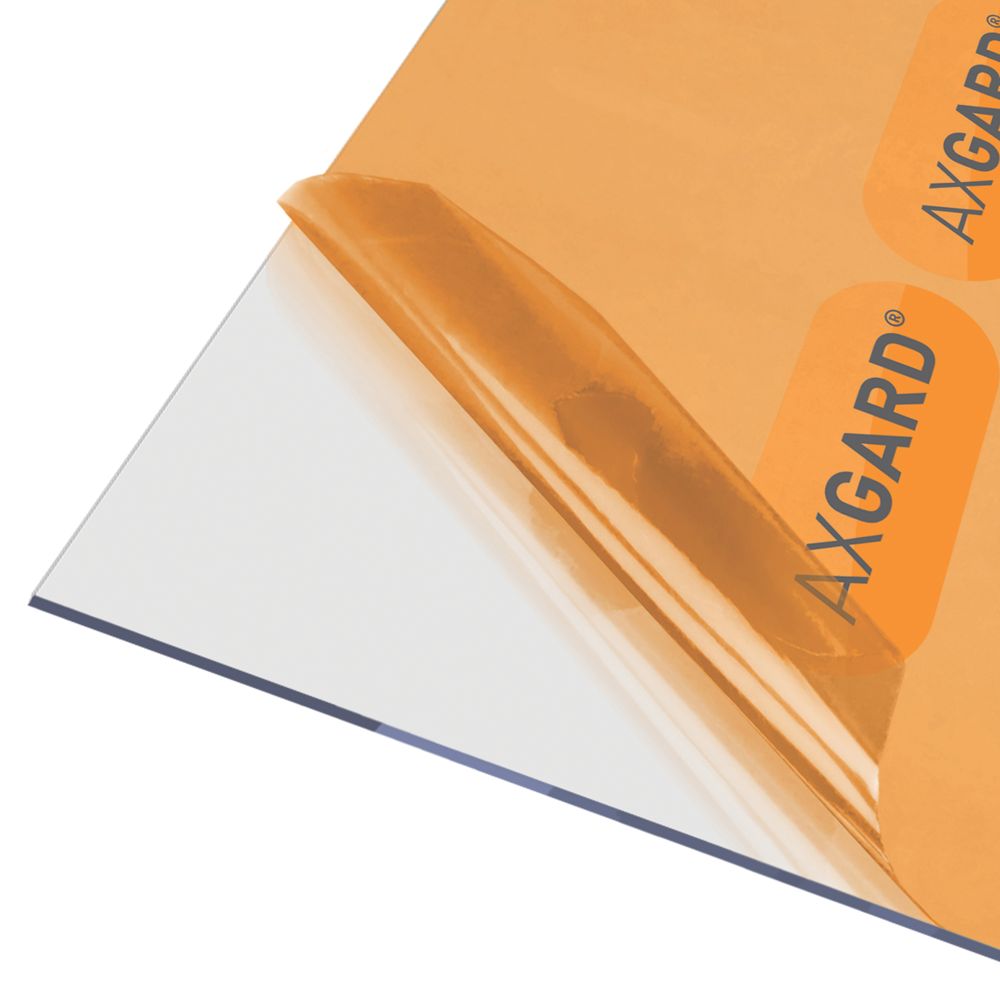 Image of Axgard Polycarbonate Clear Impact-Resistant Glazing Sheet 620mm x 2500mm x 3mm 
