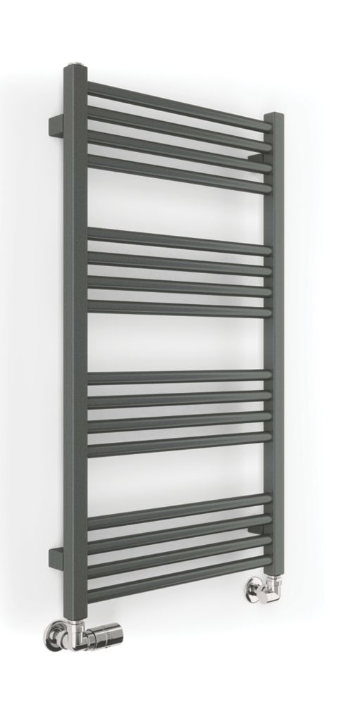 Image of Terma Fiona Towel Rail 900mm x 500mm Sparkling Grey 1323BTU 