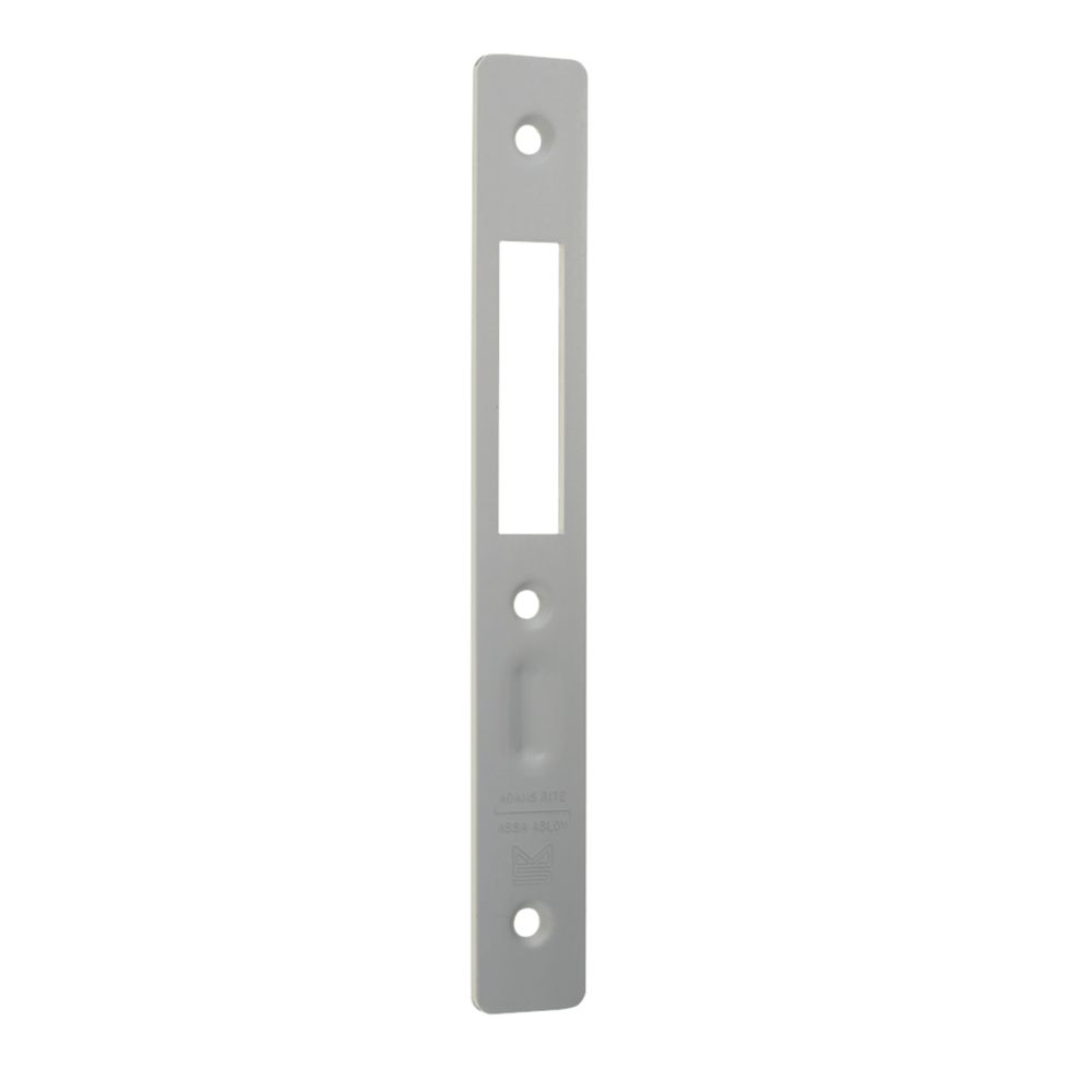 Image of Adams Rite 24-2200-050-628 Flat Faceplate Satin Aluminium 