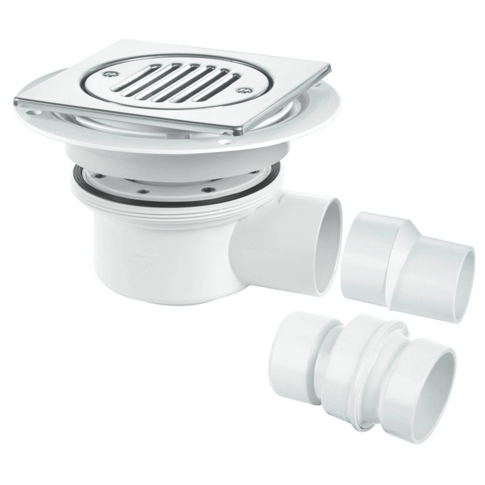 Image of McAlpine TSG52T6SS Trapped Shower Gully 50mm Water Seal 