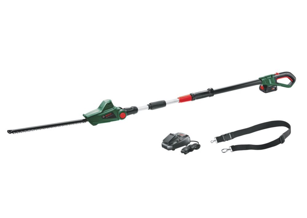 Image of Bosch UniversalHedgePole 18 43cm 18V 1 x 2.5Ah Li-Ion Power for All Cordless Pole Hedge Trimmer 