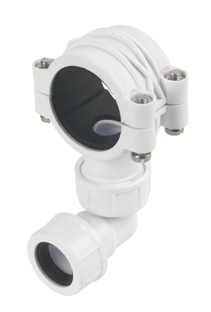 Image of McAlpine Condensate Pipe Clamp White 