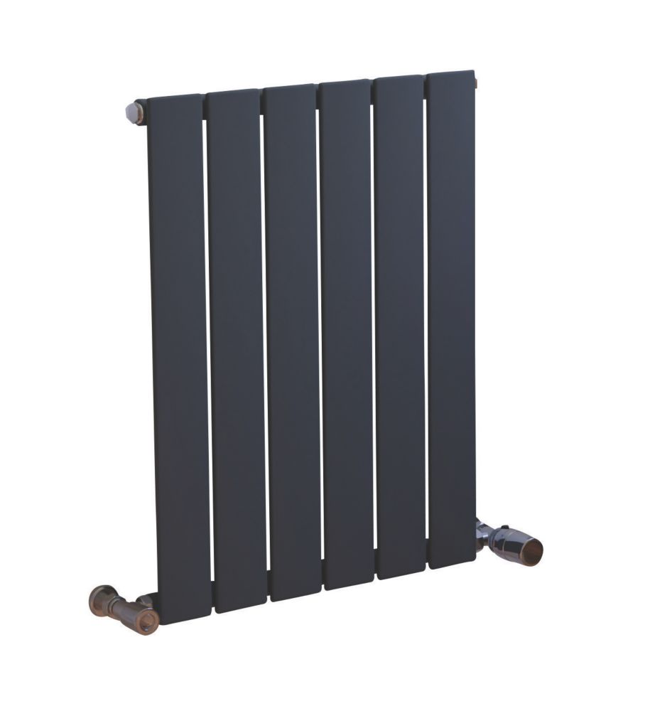 Image of Ximax Oceanus Horizontal or Vertical Designer Radiator 600mm x 445mm Anthracite 