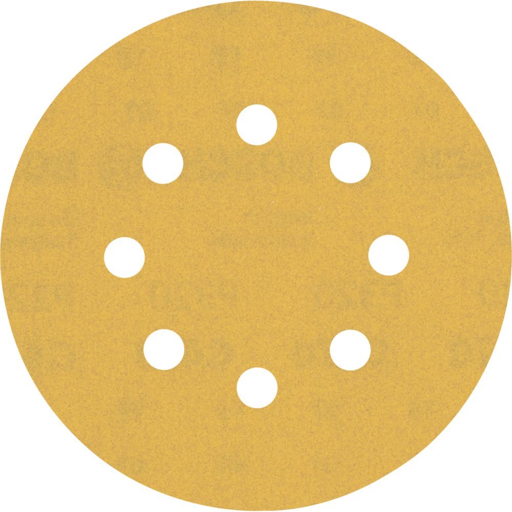 Image of Bosch Expert C470 Sanding Discs 8-Hole Punched 125mm 320 Grit 50 Pack 