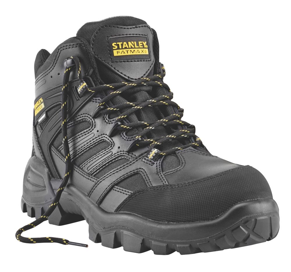 Image of Stanley FatMax Ontario Safety Boots Black Size 7 