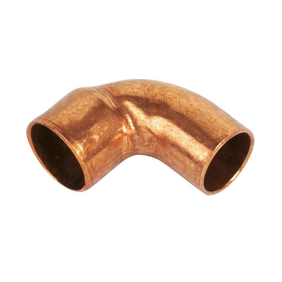 Image of Endex Copper End Feed Equal 90Â° Street Elbows 15mm 10 Pack 