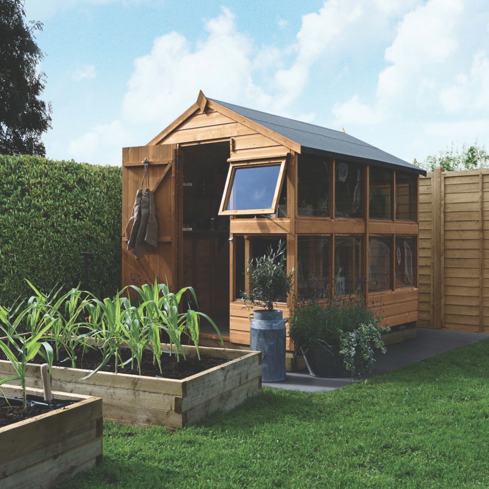 Image of Forest Shiplap 6' 6" x 8' 