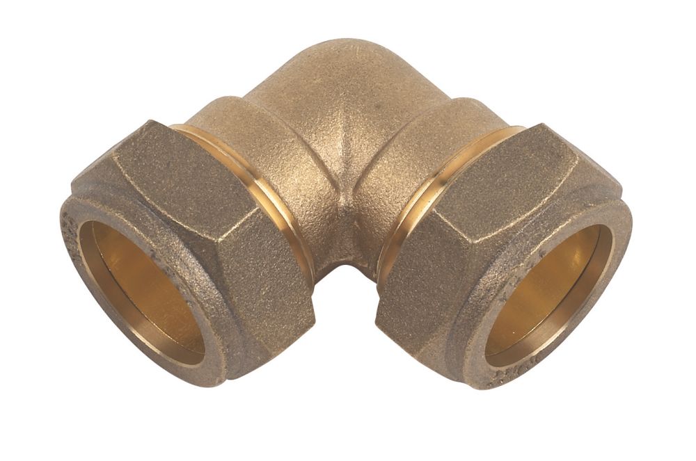 Image of Flomasta Compression Equal 90Â° Elbows 22mm 10 Pack 