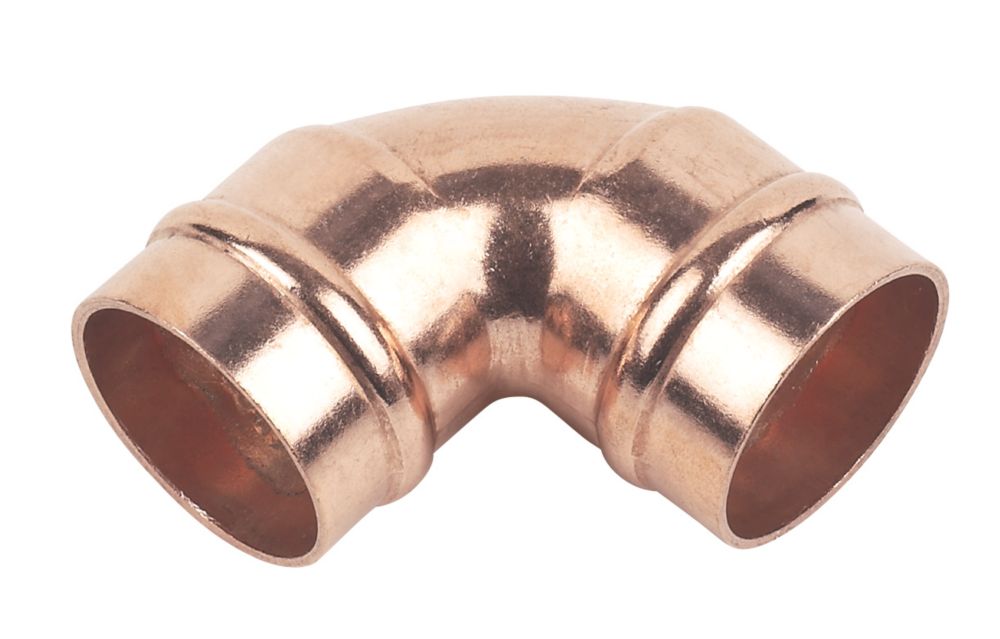 Image of Flomasta Solder Ring Equal 90Â° Elbows 22mm 10 Pack 