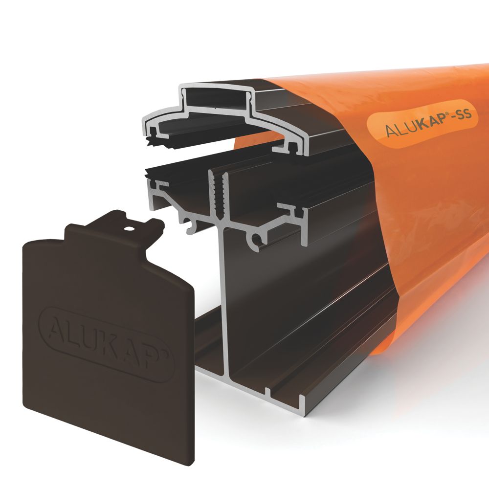 Image of ALUKAP-SS Brown Self-Support Bar 4800mm x 60mm 