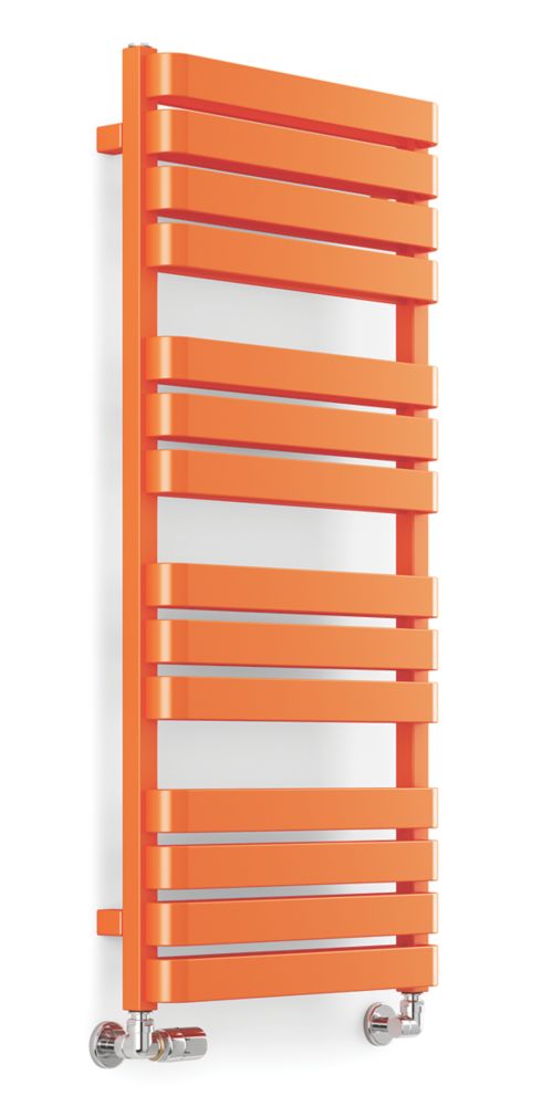 Image of Terma Warp T Bold Designer Towel Rail 1110mm x 500mm Orange 2660BTU 