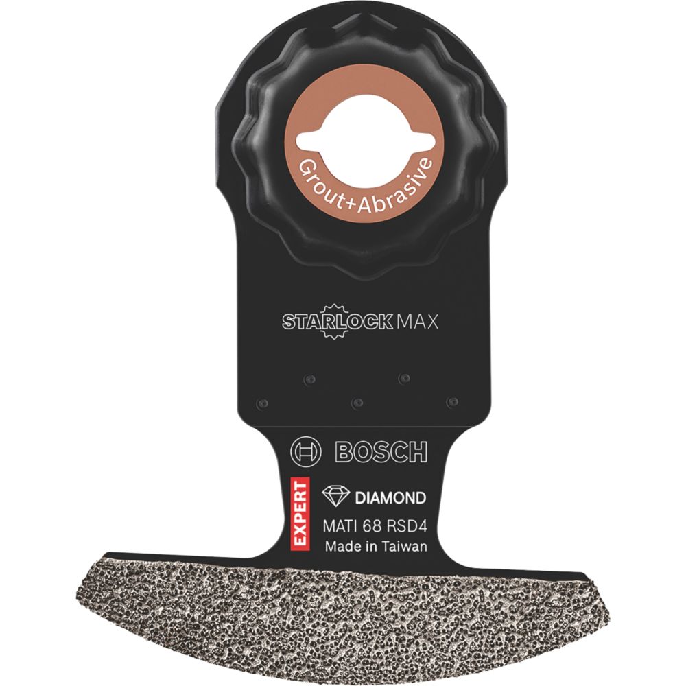 Image of Bosch Expert MATI 68 RSD4 40 Diamond-Grit Tile & Grout Sanding Plate 68mm 