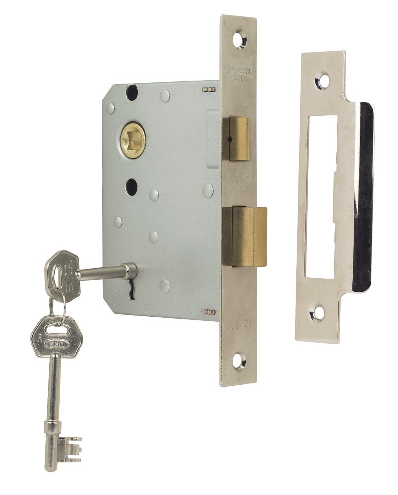 Image of ERA 3 Lever Chrome 3-Lever Mortice Sashlock 76mm Case - 56mm Backset 