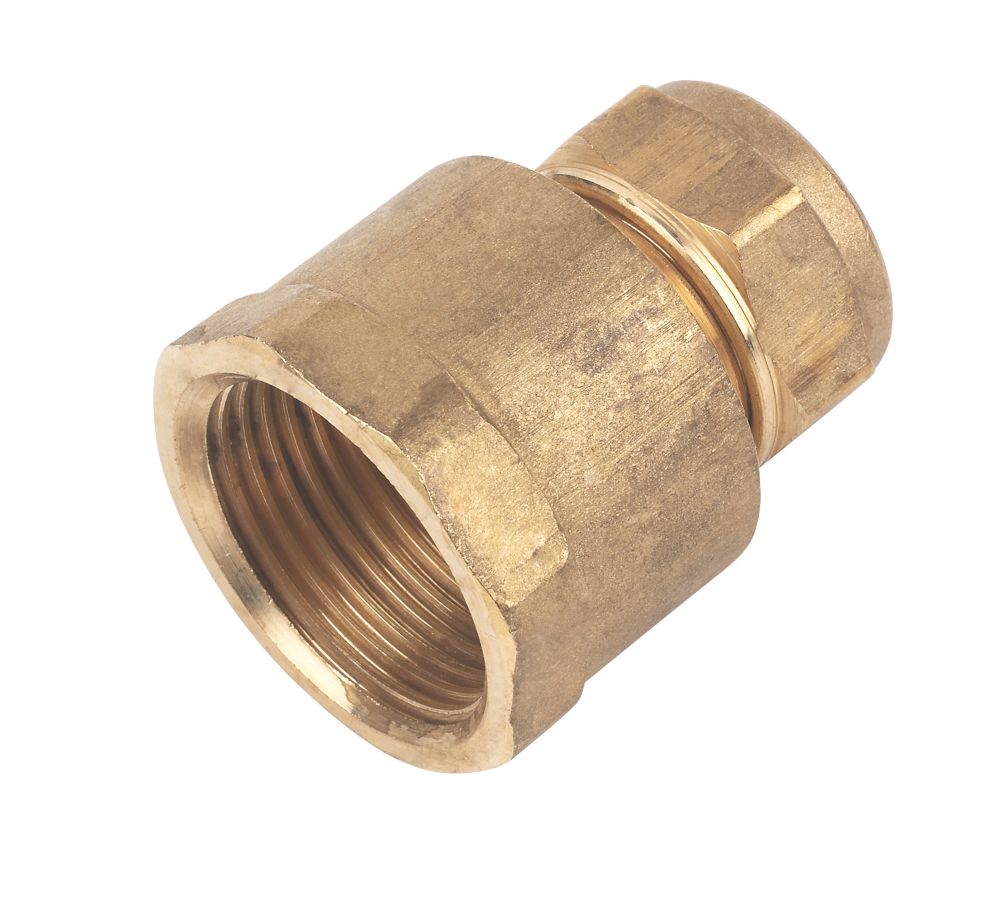 Image of Flomasta Compression Adapting Female Coupler 15mm x 3/4" 