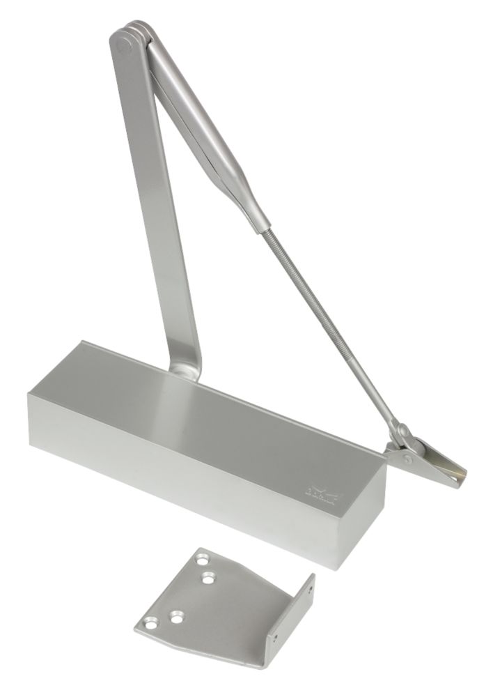 Image of Dorma TS72V BC Overhead Door Closer Silver 
