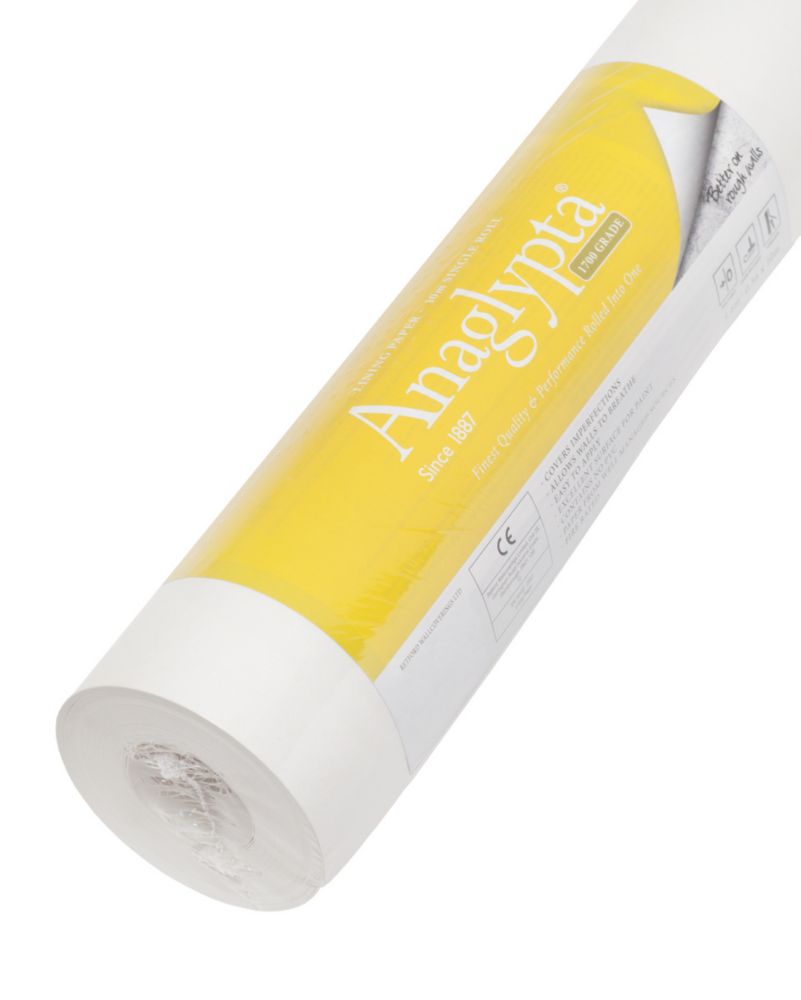 Image of Anaglypta Beige 1700 Grade Double Lining Paper 53cm x 20m 