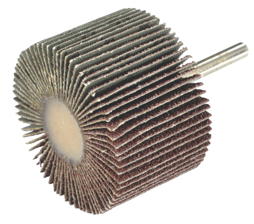 Image of Straight Shank 60 Grit Flap Wheel 60mm 