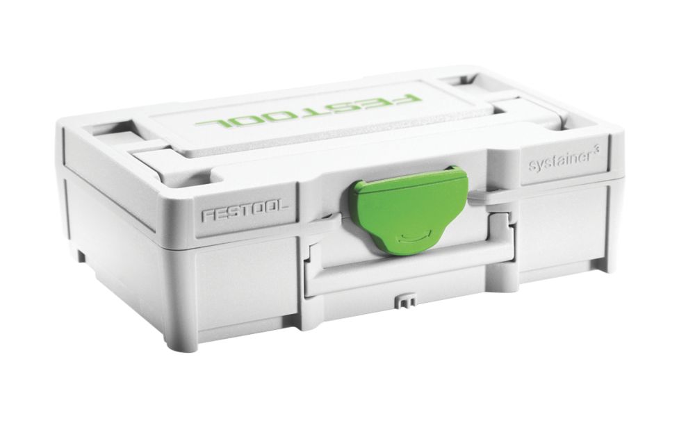 Image of Festool SystainerÂ³ SYS3 XXS 33 GRY Stackable Organiser 4 1/4" 