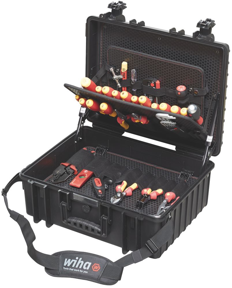 Image of Wiha Electrician Competence XL Tool Set 80 Pieces 