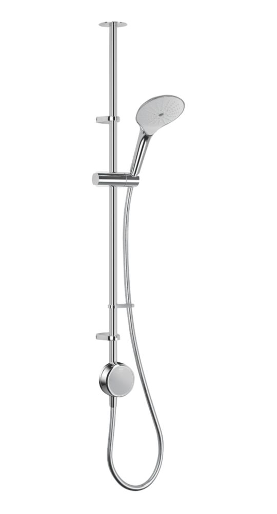 Image of Mira Activate HP/Combi Ceiling-Fed Single Outlet Chrome Thermostatic Digital Mixer Shower 