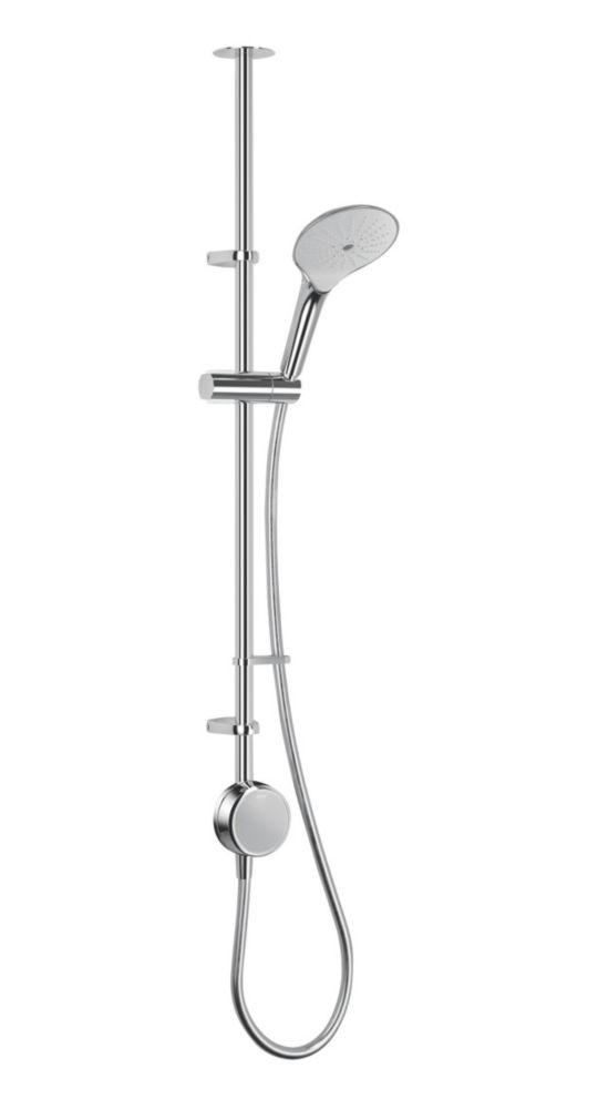 Image of Mira Activate HP/Combi Ceiling-Fed Single Outlet Chrome Thermostatic Digital Mixer Shower 