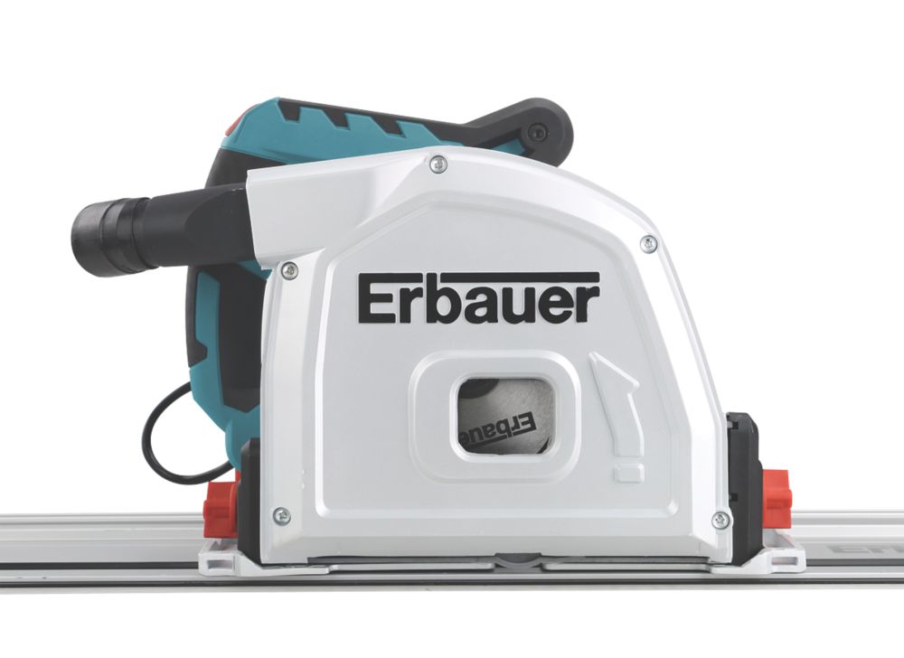 Image of Erbauer ERB690CSW 185mm Electric Plunge Saw with 2 x Rail