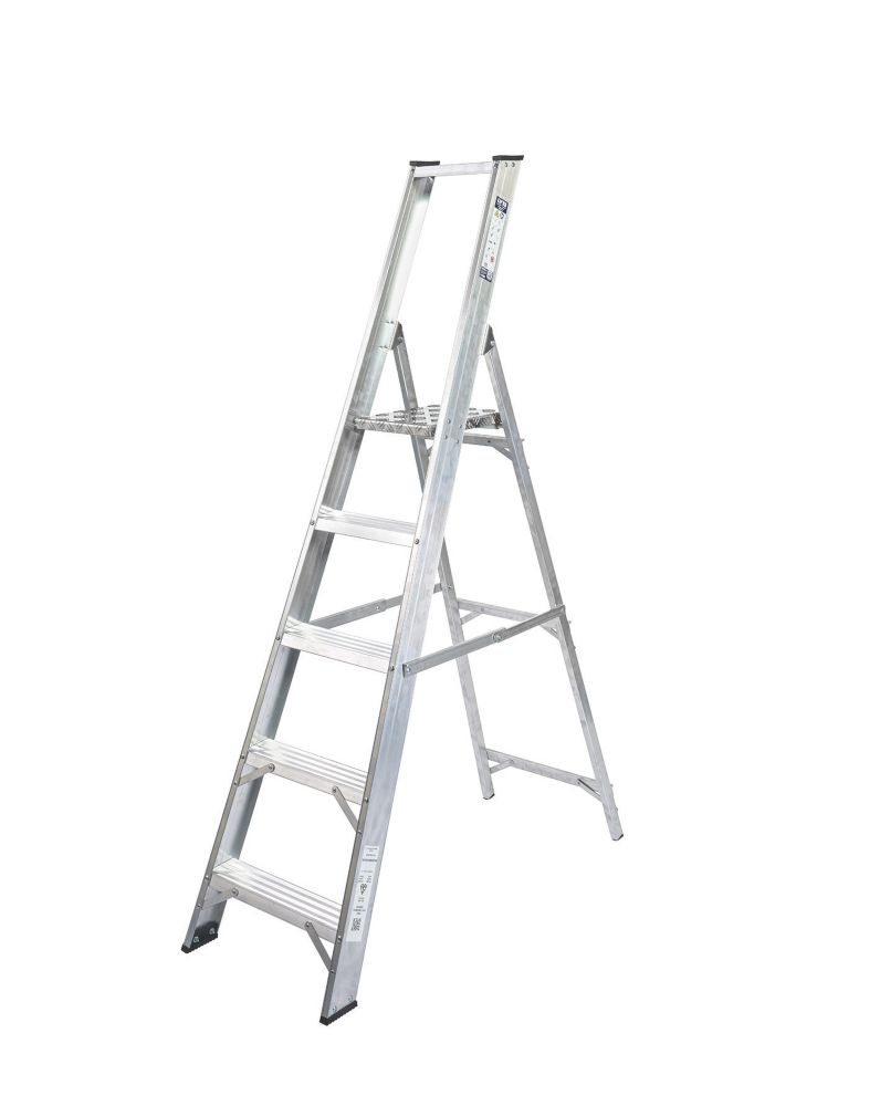 Image of Lyte Aluminium 5-Treads Platform Stepladder 1.02m 