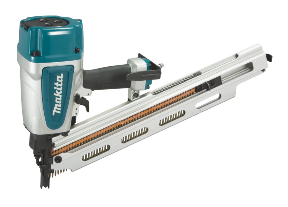 Image of Makita AN924 90mm First Fix Air Nail Gun 