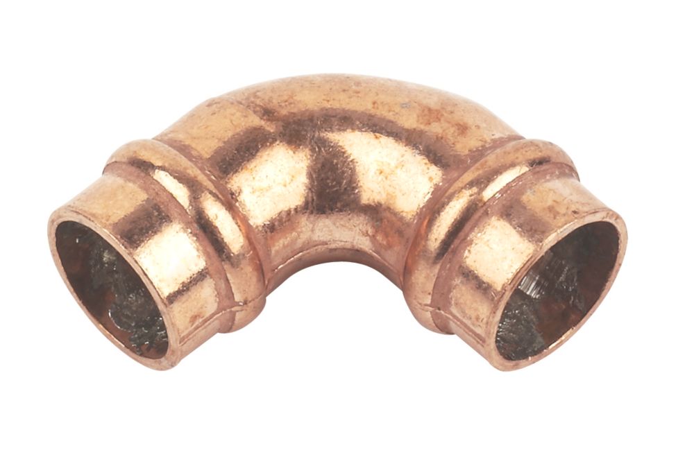 Image of Flomasta Solder Ring Equal 90Â° Elbows 10mm 10 Pack 