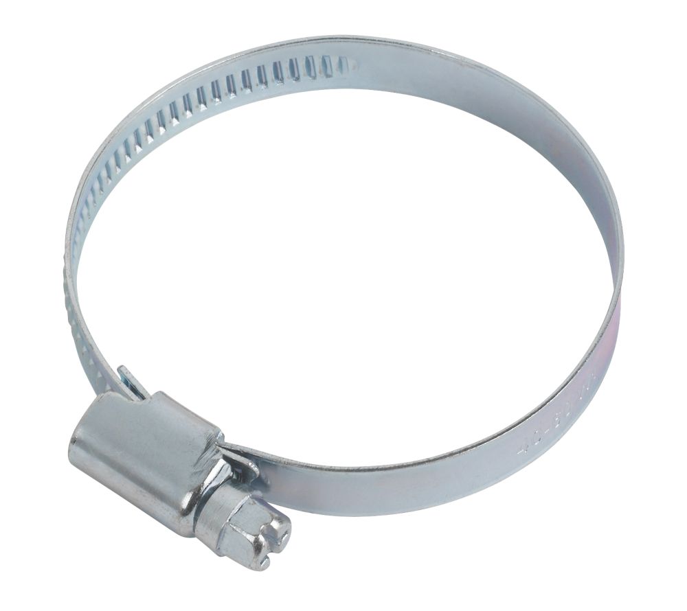 Image of Easyfix Blue Zinc-Plated Hose Clips 40-60mm 10 Pack 