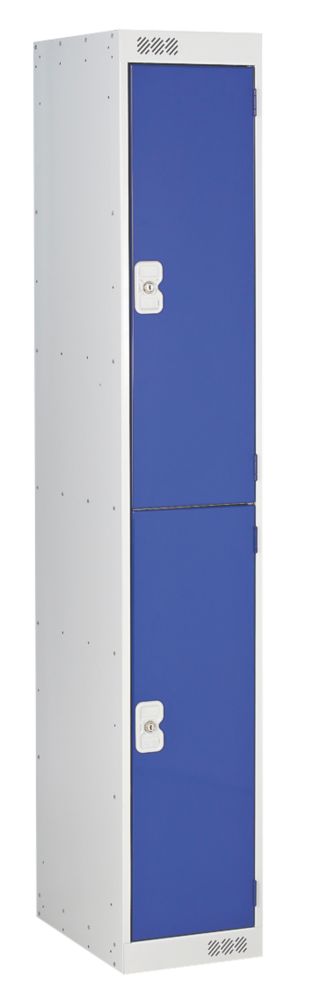 Image of M12512GUCF00 Security Locker 2-Door Blue 