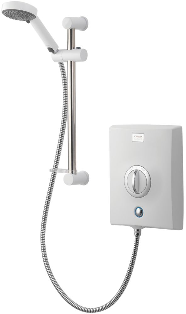 Image of Aqualisa Quartz White / Chrome 9.5kW Electric Shower 