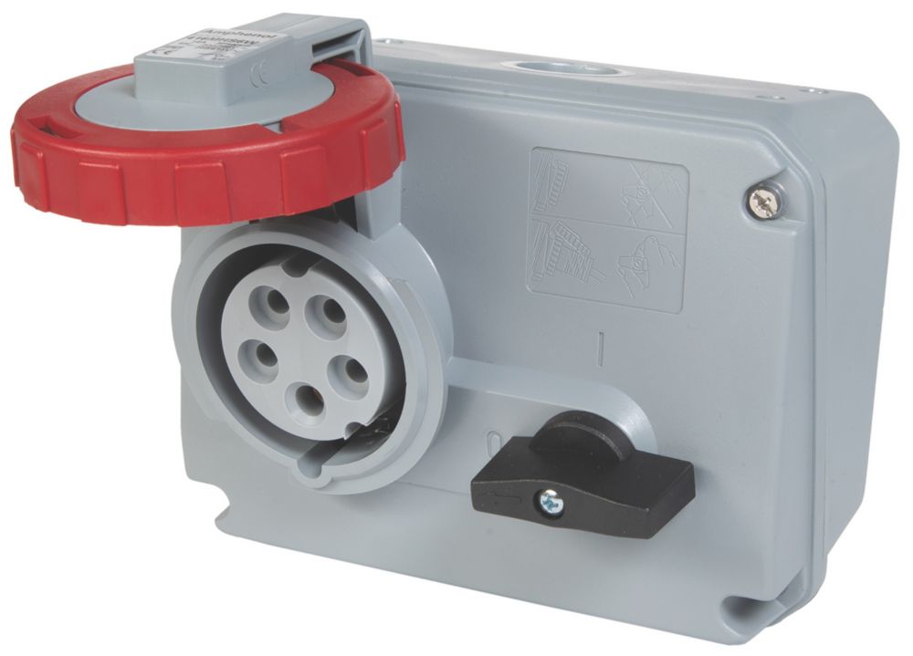 Image of ABB 32A 4P+E Switched Socket 415V 