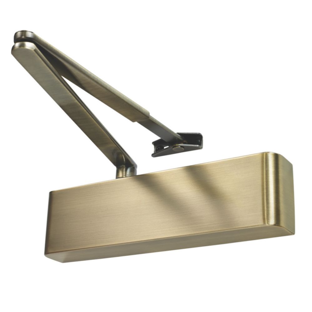Image of Rutland TS.9205 Fire Rated Overhead Door Closer Antique Brass 