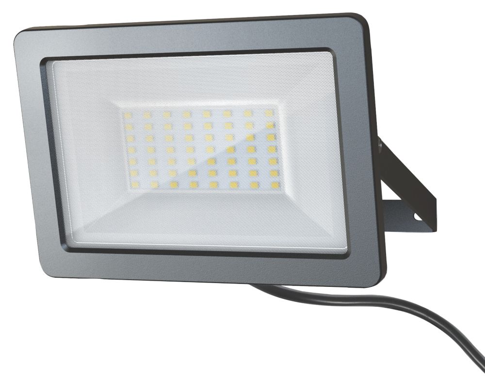 Image of LAP Weyburn Outdoor LED Floodlight Black 30W 3000lm 