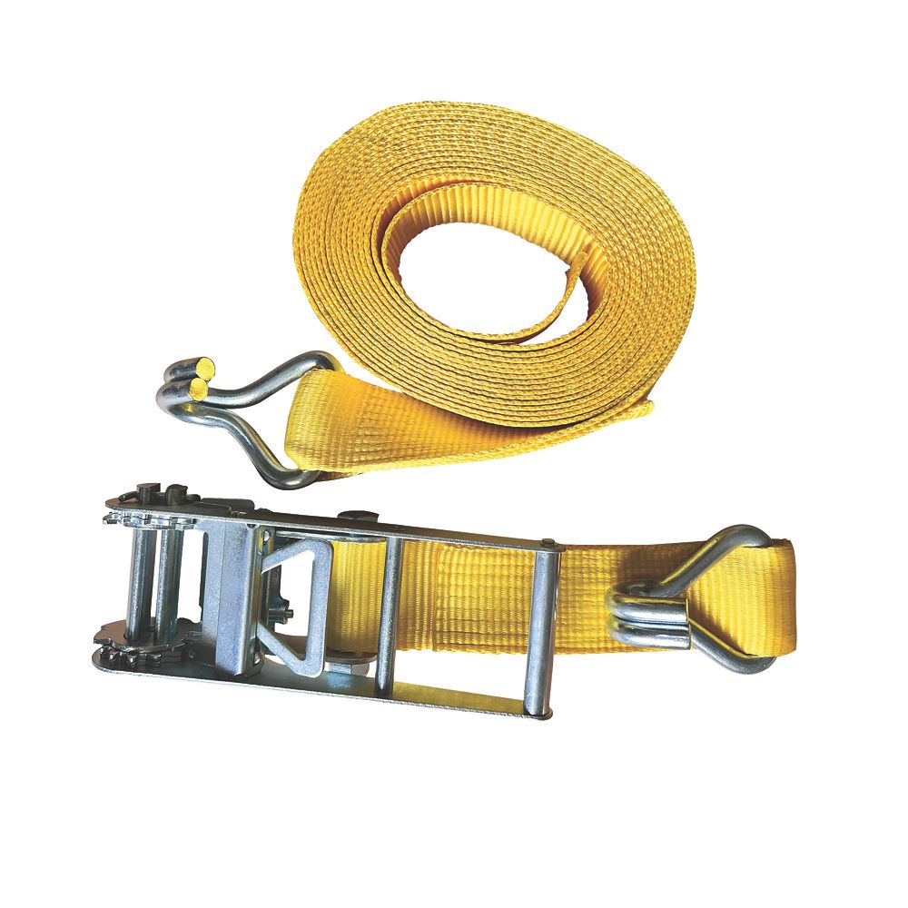 Image of Smith & Locke Ratchet Tie-Down with J-Hooks 10m x 75mm 